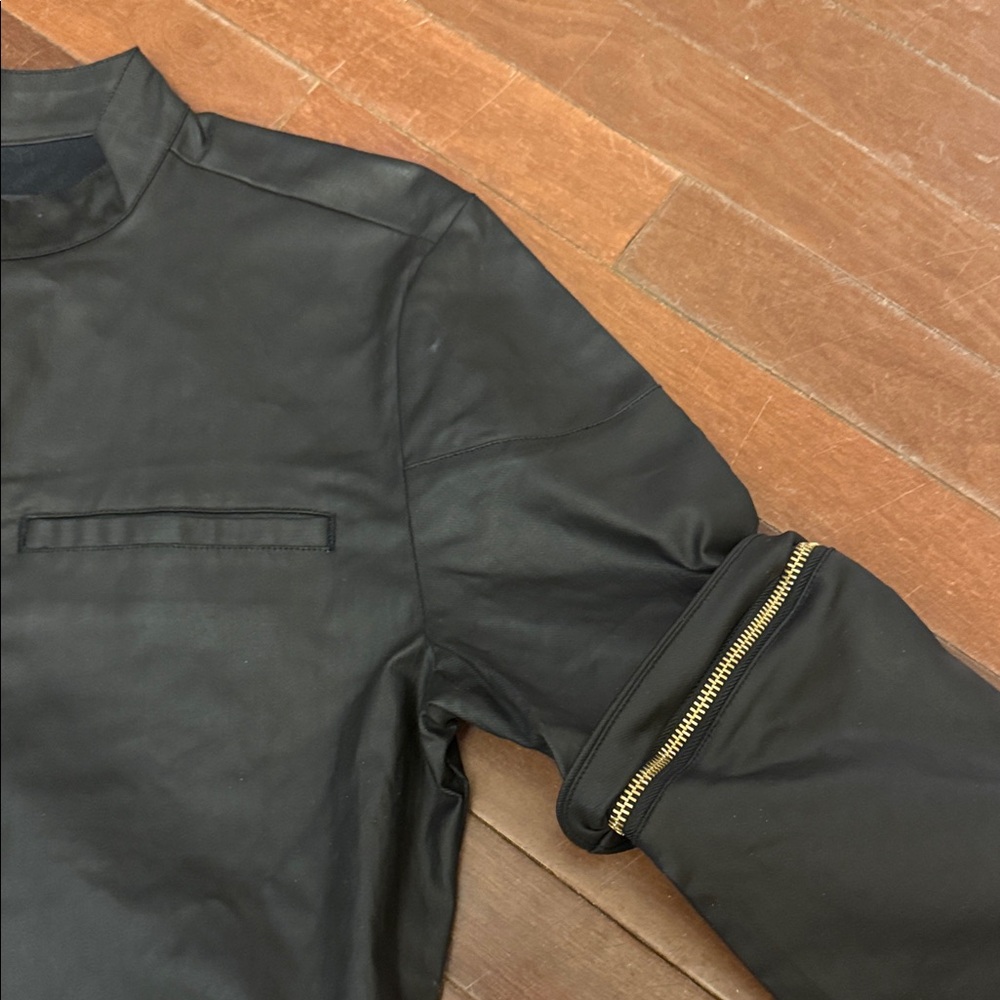 Men’s Black Quilted Knee Jumpsuit with Belt - Picture 16 of 16